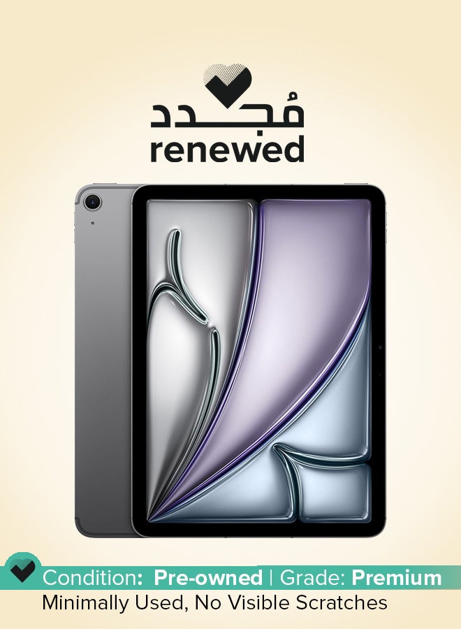 Apple Renewed - iPad Air 2024 11-Inch M2 6th Gen 128GB Space Grey With WiFi - International Version  - Image 1
