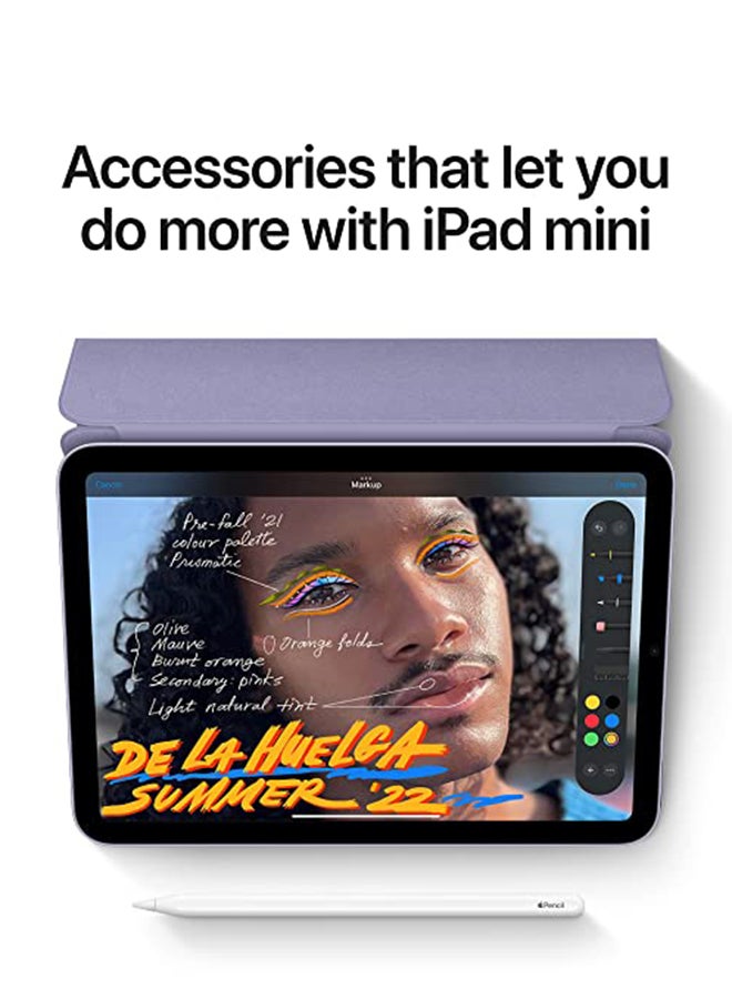 ابل  تجديد - آيباد ميني 2021 بحجم 8.3 بوصة الجيل السادس 256 جيجابايت رمادي فضائي واي فاي مع فيس تايم - النسخة الدولية - Image 5