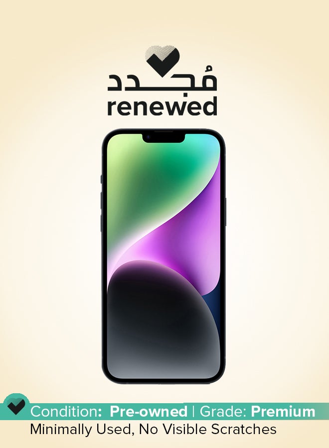 Apple Renewed - iPhone 14 128GB Midnight 5G With FaceTime - International Version - Image 1