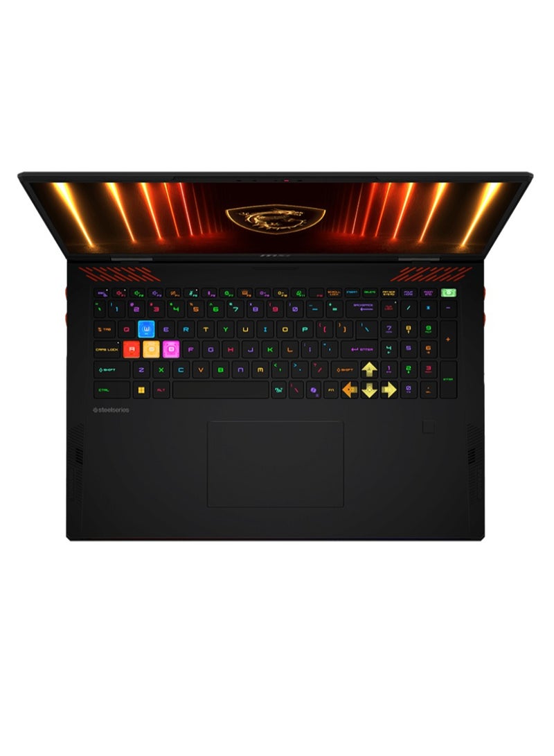MSI Raider 18 HX AI A2XWJG Laptop With 18-Inch UHD+ Display, Core Ultra 9 285HX Processor/64GB RAM/2TB SSD/24GB NVIDIA Geforce RTX 5090 Graphics Card/Windows 11 Home Arabic black  - Image 4