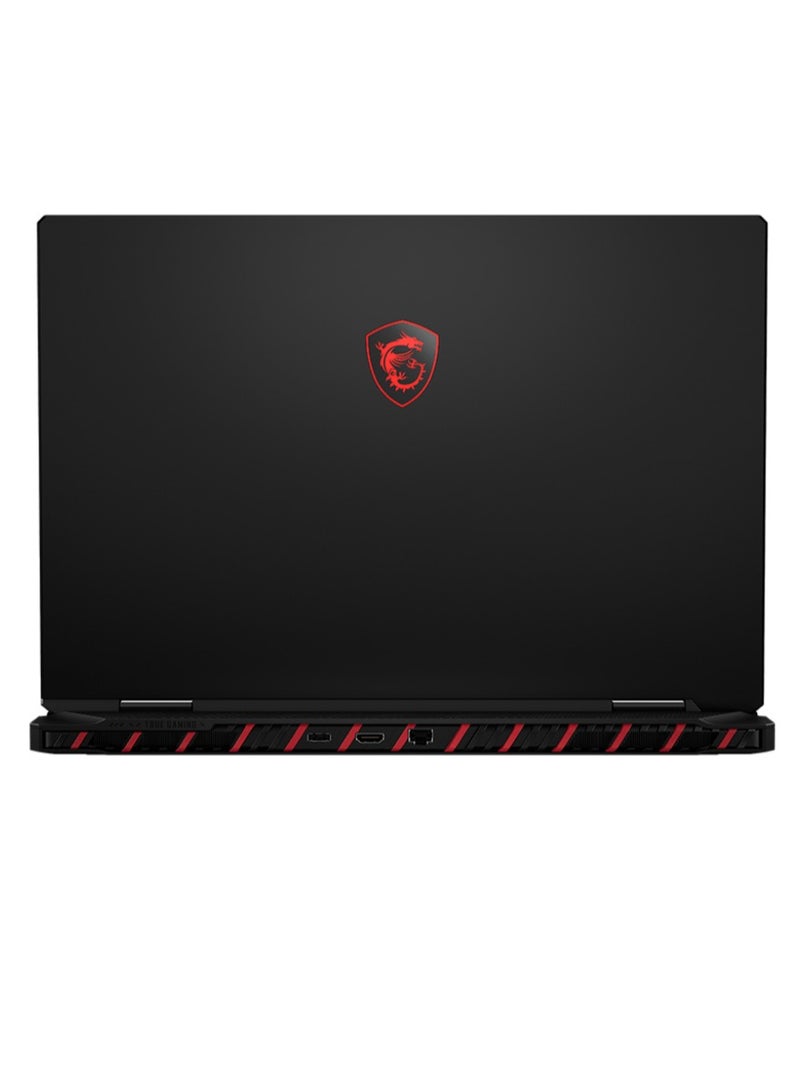 MSI RAIDER 18 HX AI A2XWIG Laptop With 18-Inch UHD+ Display, Core Ultra 9 285HX Processor/64GB RAM/2TB SSD/16GB NVIDIA Geforce RTX 5080 Graphics Card/Windows 11 Home English/Arabic black  - Image 3