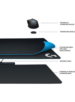Logitech Logitech G PowerPlay Wireless Charging Mouse Pad PC - Black  - Image 3