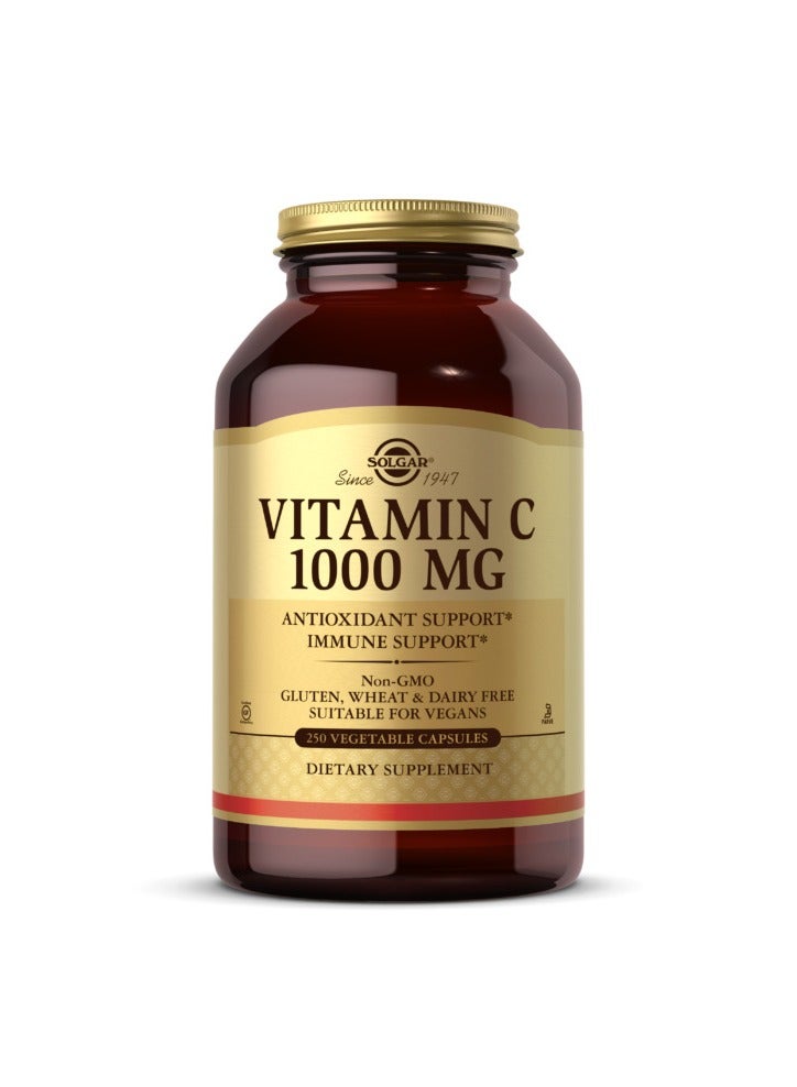 Solgar Vitamin C, 1000 mg, 250 Vegetable Capsules