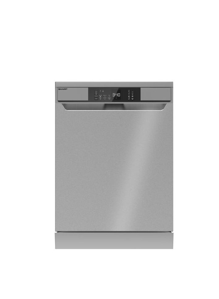 شارب Dishwasher 13 Person 60 cm 8 Programs Stainless 13 L QW-V813-SS2 Silver 