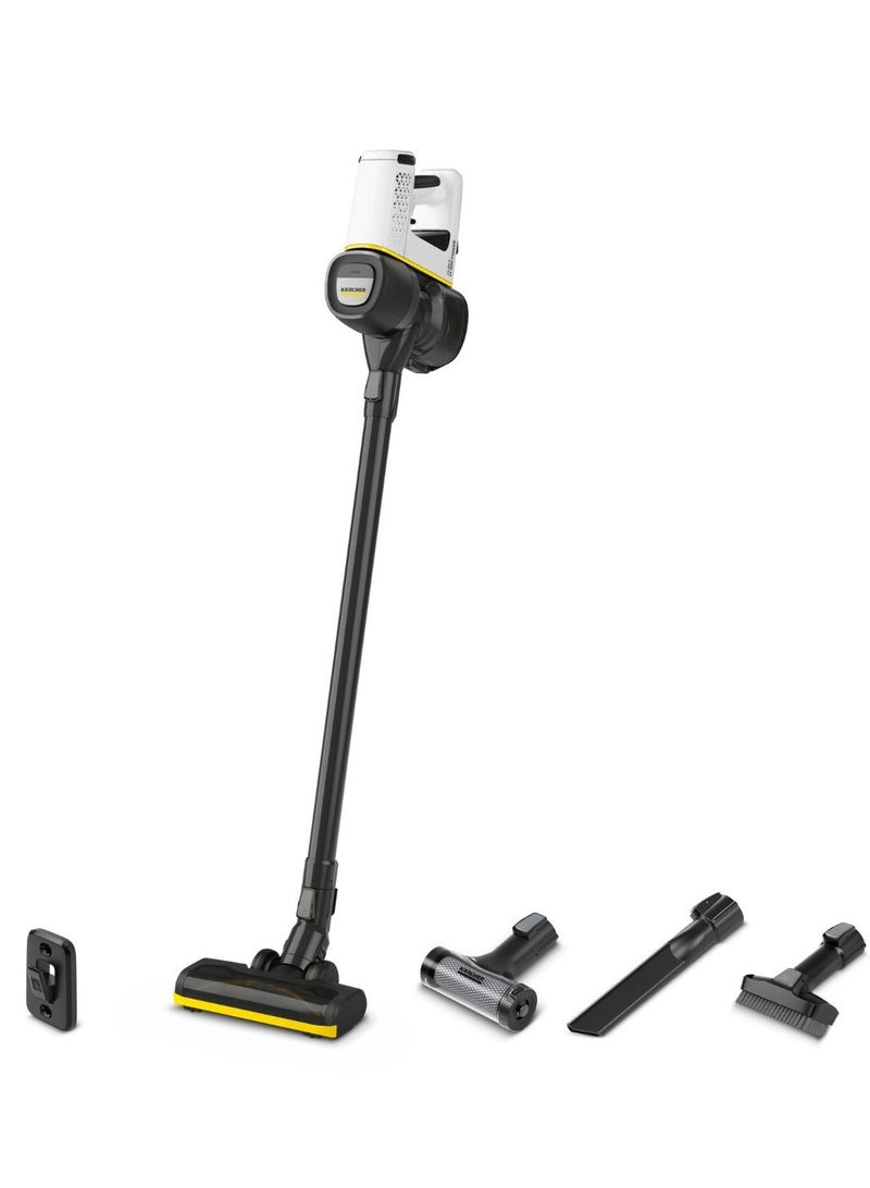 كارشر VC 4 Cordless myHome Vacuum Cleaner, 650ml Capacity, Powerful Suction for Home Cleaning, Bagless Filter System, White & Black 250 W VC4 Black - Image 1