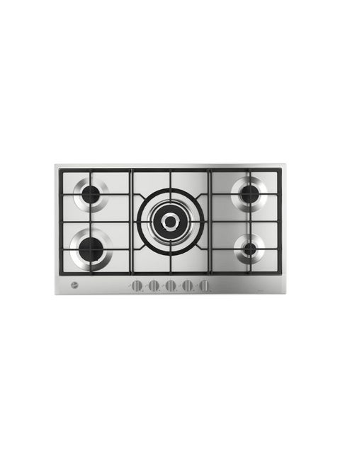 Built-In Hob 90 x 60 - 5 Gas Burners Stainless HVG94K3X EGY Silver