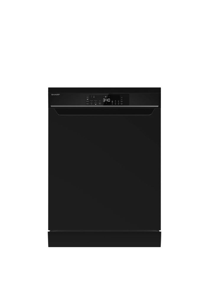 SHARP - Dishwasher 13 Person 60 cm 8 Programs 13 L QW-V813-BK2 Black - Image 1