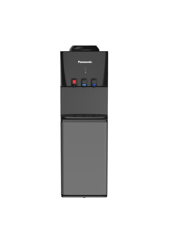 Panasonic Water Dispenser, Top Loading With Fridge SDM-WD3320TF Black - Image 1