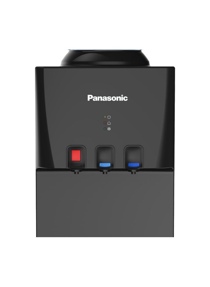 Panasonic Water Dispenser, Top Loading With Fridge SDM-WD3320TF Black - Image 2