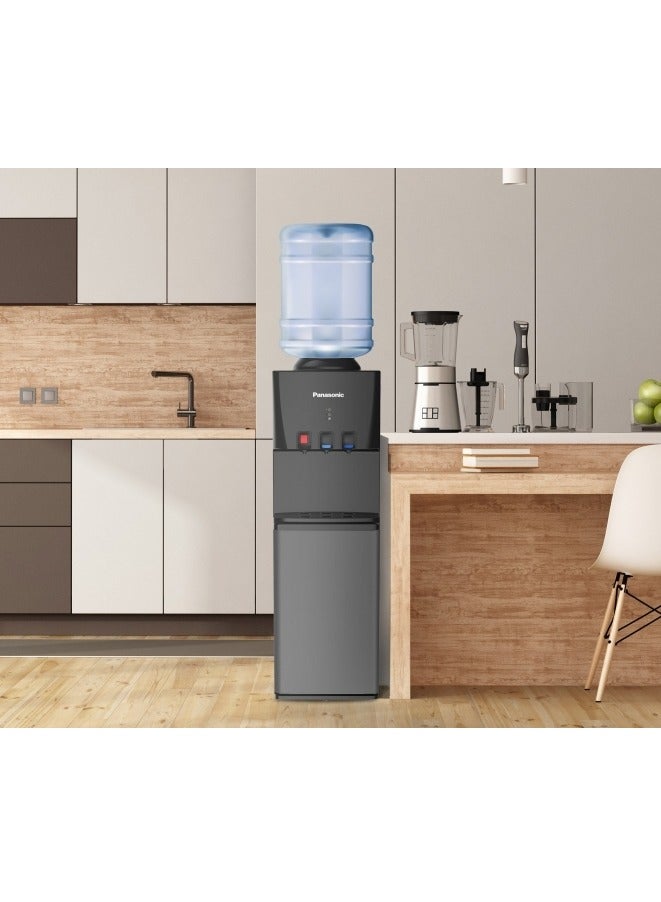 Panasonic Water Dispenser, Top Loading With Fridge SDM-WD3320TF Black - Image 5