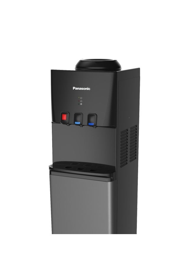 Panasonic Water Dispenser, Top Loading With Fridge SDM-WD3320TF Black - Image 3
