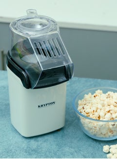 كريبتون Popcorn Maker Hot Air Popcorn Popper Maker KNPM6301 1200 W KNPM6301 White  - Image 1