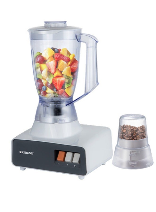 REBUNE Electric Blender 650W - 1.6L Capacity 1.6 L 650 W RE-2-198 White - Image 1