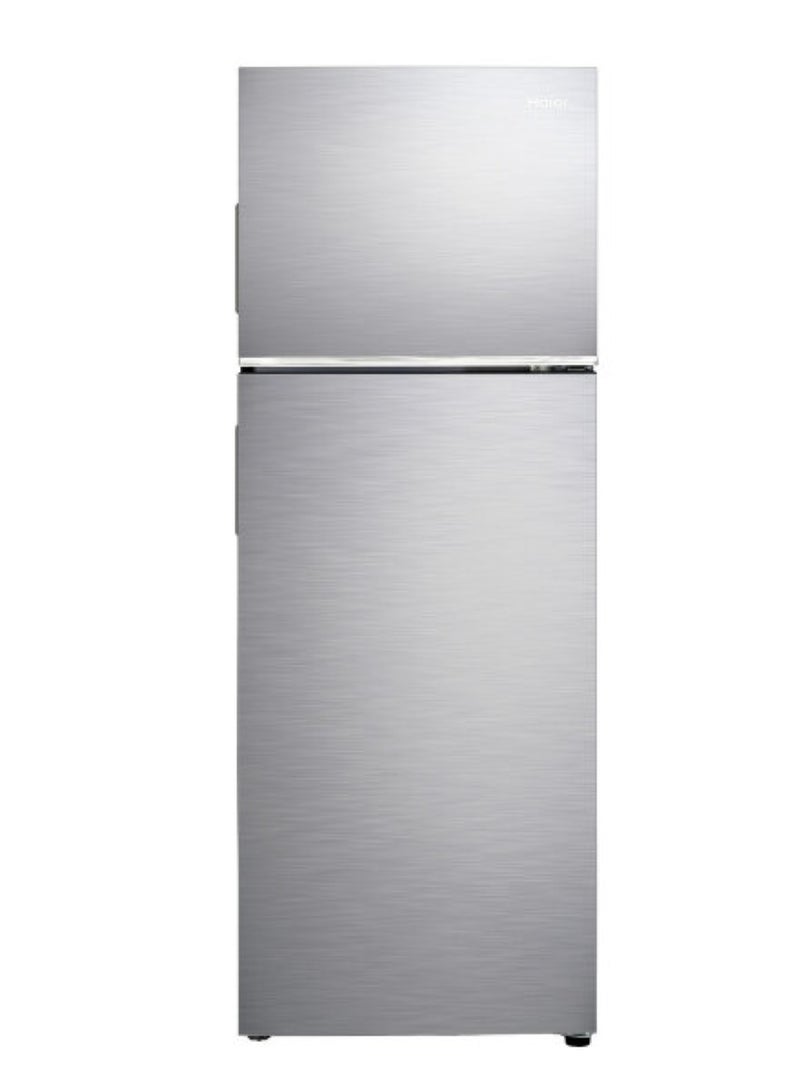 Haier Top Mount Refrigerator Fridge Twin Inverter Technology Multi Airflow Toughened Glass Deo Fresh Fast Freeze, Fast Cool Gross Capacity 388L Silver Model HRF-388NS HRF-388NS Silver - Image 1