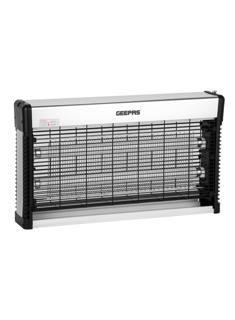 GEEPAS Electric Insect Killer 30W with 2 x 15W UV Tubes| Advanced Technology, Pollution-Free Operation, Low Power Consumption| No Toxic Fumes or Vapor, Easy Install and Clean, Fly Catcher for Home Hotels & Offices| GBK25619 GBK25619 Silver & Black  - Image 3