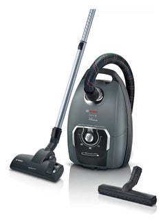 BOSCH Bosch Serie | 8 Bagged Vacuum Cleaner,4 Long-life Metal Castoring Wheels, 1700 W Power, XXL Bag Capacity, 15m Operation Radius, 74 dB Noise Level, Gray | BGL8PRO5 1700 W BGL8PRO5 grey  - Image 1