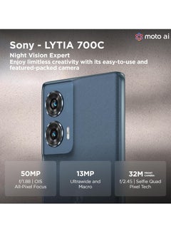 Motorola Edge 50 Fusion 5G, Dual SIM 12GB RAM, 512GB ROM, Forest Blue  - International version  - Image 2