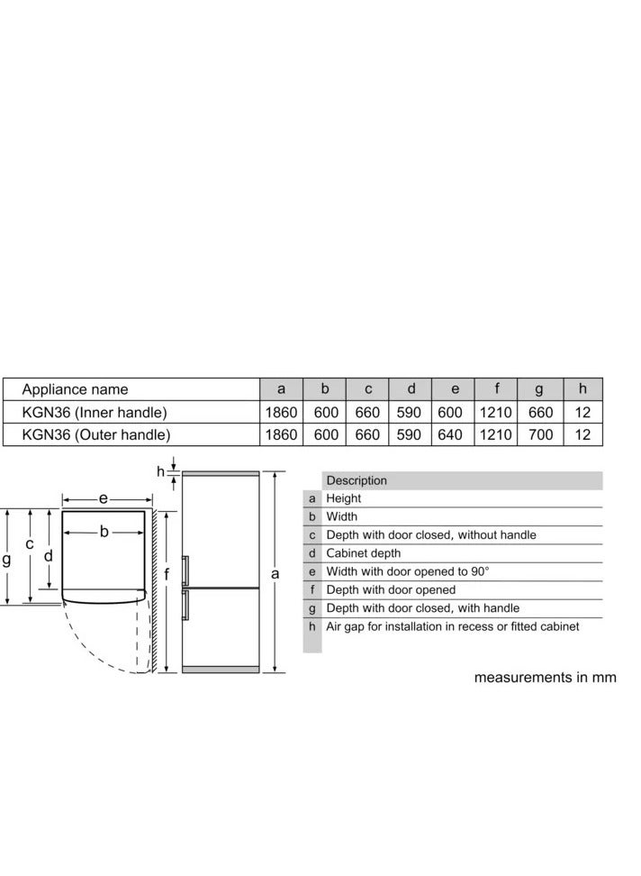 بوش Refrigerator No Frost 302 liter- Multi-Flow Air Tower - Series 2 Bottom Freezer KGN36NL30U silver - Image 5