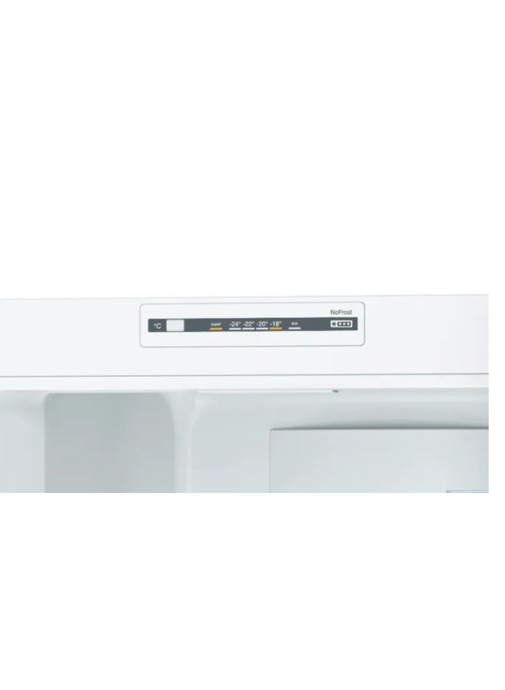 بوش Refrigerator No Frost 302 liter- Multi-Flow Air Tower - Series 2 Bottom Freezer KGN36NL30U silver - Image 3