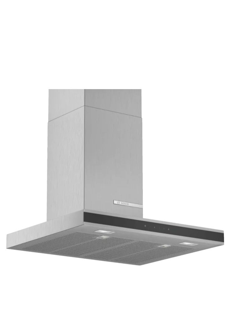 BOSCH Hood Series 4 wall-mounted 60 cm Extraction Rate 459 m³/h Touch Select control LED lamps Stainless steel 250 W DWB67FM50 Stainless steel  - Image 1