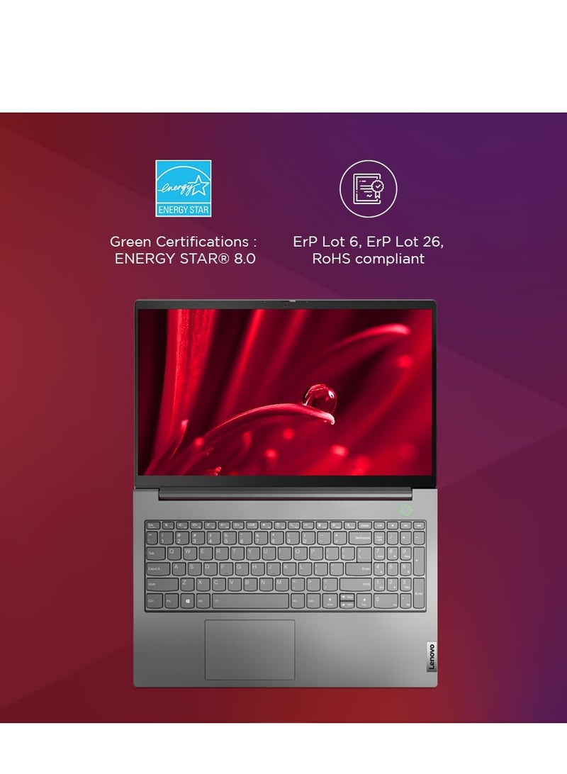 Lenovo - Thinkbook 15 Laptop With 15.6-Inch FHD+  Touch screen Display, Intel Core i7-1255u Processor/40GB RAM/1TB SSD/Intel Iris XE Graphics/Windows 11 Pro English grey - Image 1