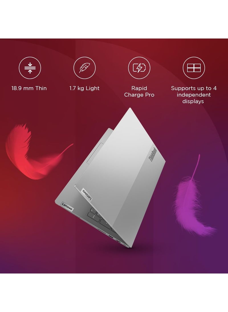 Lenovo - Think book 15 Laptop With 15.6-Inch FHD+ Touch screen Display, Intel Core i7-1255u Processor/16GB RAM/1TB SSD/Intel Iris XE Graphics/Windows 11 Pro English grey - Image 1