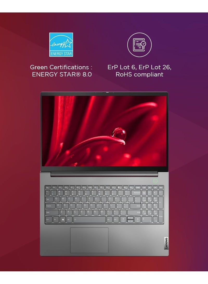 Lenovo - Think Book 15 Laptop With 15.6-Inch FHD+  Touch screen  Display, Intel Core i7-1255u Processor/40GB RAM/1TB SSD/8Intel Iris XE Graphics/Windows 11 Pro English/Arabic grey - Image 1