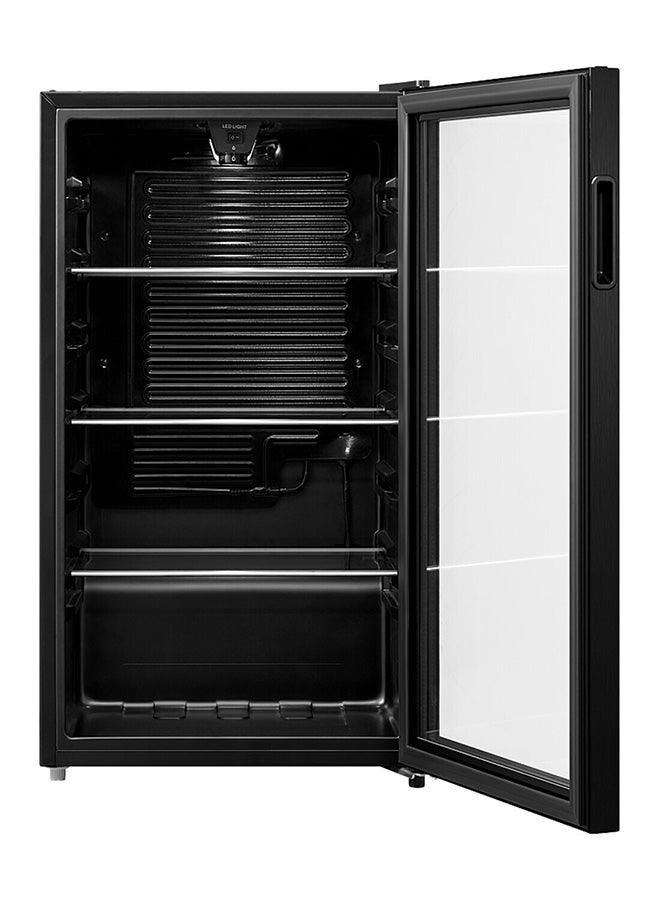 evvoli 99 Liters- Gross Volume Beverage Cooler having  See-through Glass Door, Adjustable Leg, Frost Type- Defrost 99 L 212 kW EVBCM-99B Black  - Image 2