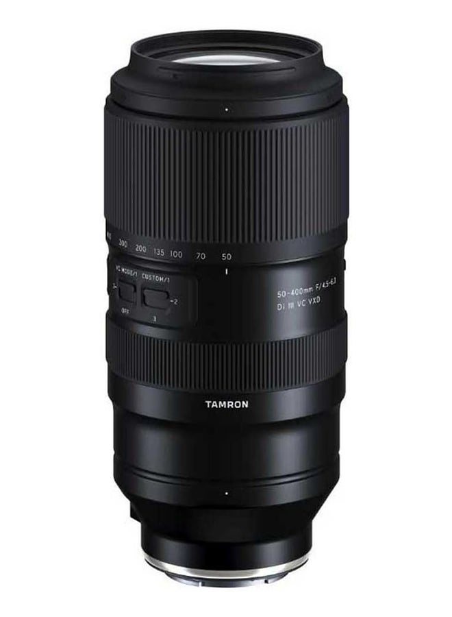 Tamron - A067S 50-400mm F 4.5-6.3 Di III VC VXD For Sony Black - Image 1