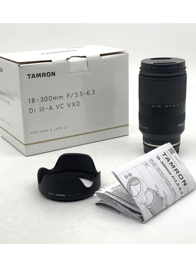 Tamron B061S 18-300mm F/3.5-6.3 Di III For Sony Black  - Image 1