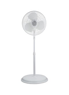 Midea Pedestal Stand Fan, 16 inch, Oscillation Directions, 3 Speed Levels & Adjustable Height, 3 Leaf Blade with 7.5 Hours Timer, 40 Watts, Best for Home & Office 40 W MFS-160M0BPW White  - Image 3