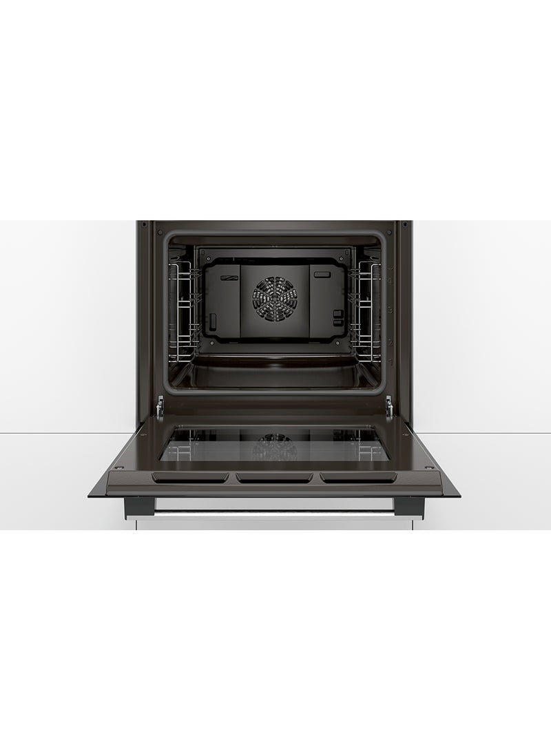 بوش Serie 2, Built-in oven, 60 x 60 cm,Stainless Steel HBF011BR1M Black  - Image 3