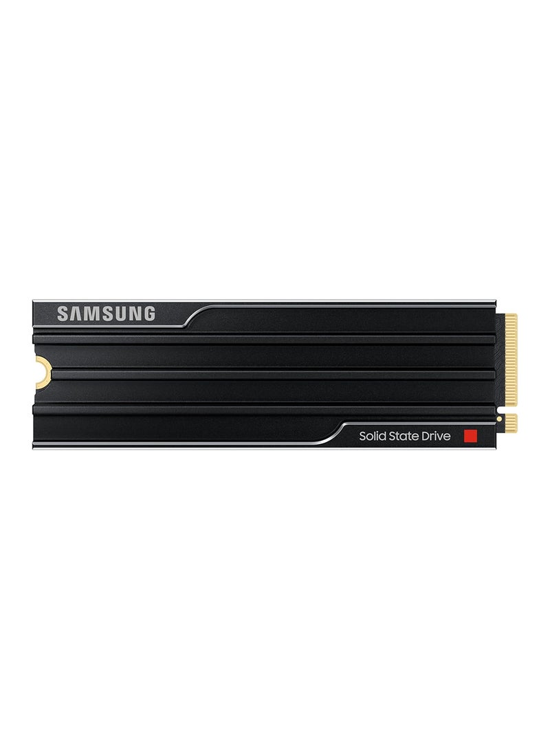 Samsung 9100 PRO Heatsink NVMe M.2 SSD, 4TB, PCIe 5.0, 14800MB/s Read, 13400MB/s Write, Internal SSD for PC/Console Gaming and Video Editing, Black, MZ-VAP4T0CW 4 TB  - Image 1