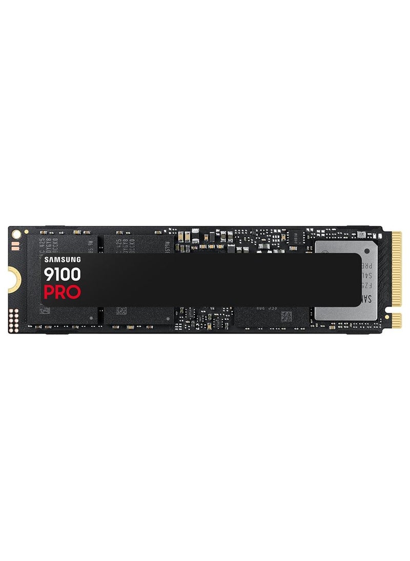 Samsung 9100 PRO NVMe M.2 SSD, 2TB, PCIe 5.0, 14,700 MB/s Read, 13,400 MB/s Write, Internal SSD for Gaming, Video Editing and AI, Black, MZ-VAP2T0BW 2 TB - Image 1