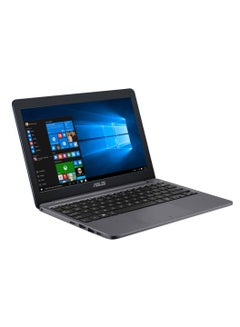 ASUS VivoBook E12 Laptop With 11.6-Inch HD Display, Celeron N3350 Processor/4GB RAM/128GB eMMC/Intel HD 500 Graphics/Windows 10 International English Star Grey  - Image 1