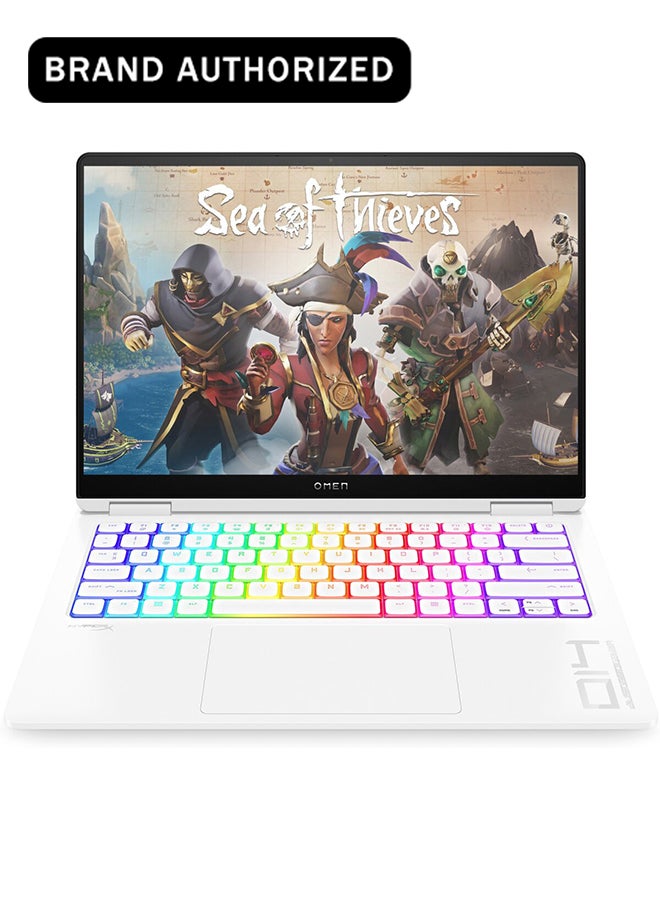 HP OMEN AE4L3EA Laptop With 14-Inch 2.8K Display, Core Ultra 7-155H Processor/16GB RAM/1TB SSD/8GB NVIDIA GeForce RTX 4060 Graphics/Windows 11 Home English Ceramic White - Image 1