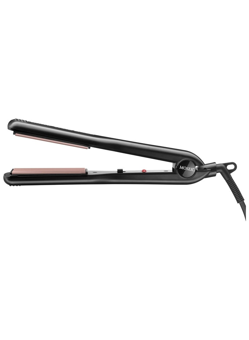 MOSER 4491-0150, Professional Ceramic-Tourmaline Hair Straightener (Pack of 1) Black  - Image 3