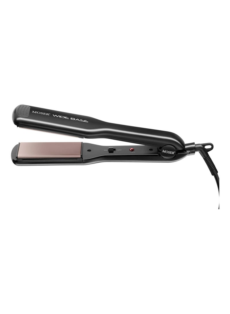 MOSER 4491-0150, Professional Ceramic-Tourmaline Hair Straightener (Pack of 1) Black  - Image 1