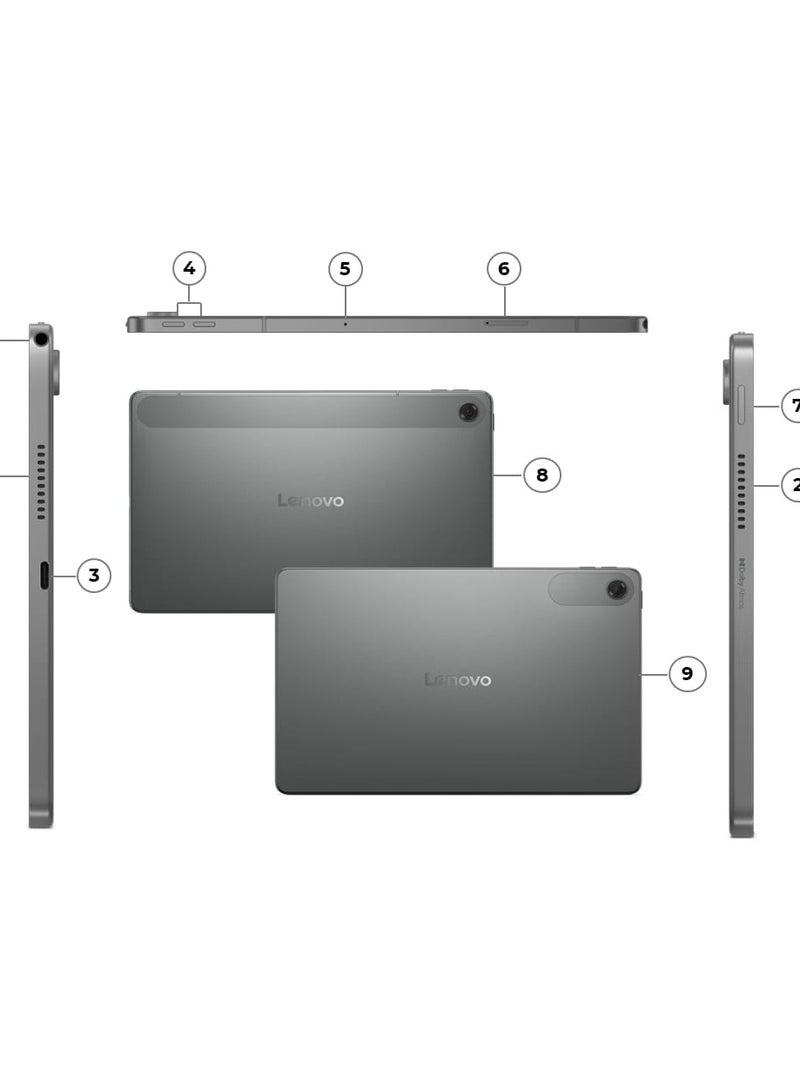 Lenovo Tab with Kids Case & Pen, 10.1" WUXGA (1920x1200) 400nits Anti-fingerprint Touch display, MediaTek Helio G85 processor, 4GB RAM, 128GB Storage, Android 14, Luna Grey  - Image 5