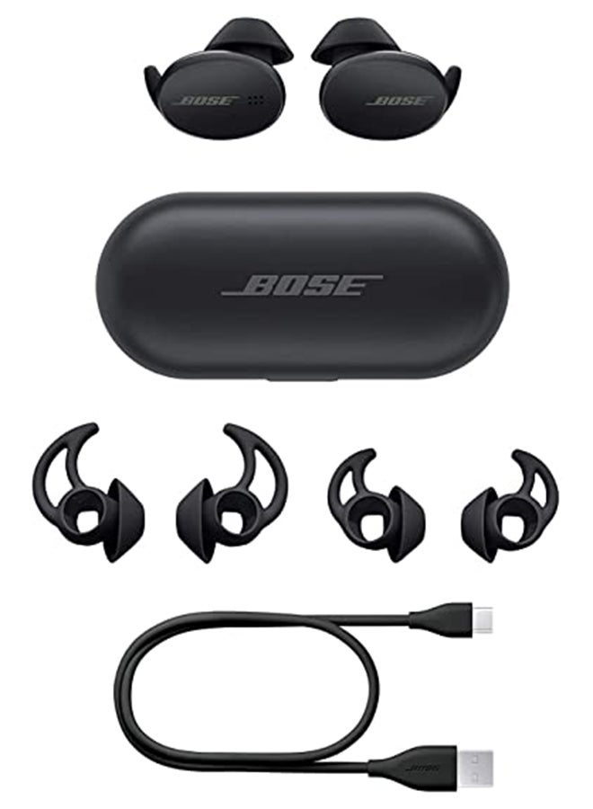 Renewed - Sports True Wireless Earbuds black