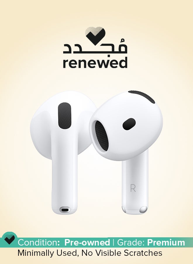 Apple Renewed - AirPods 4 ANC Wireless Earbuds, Bluetooth Headphones white - Image 1