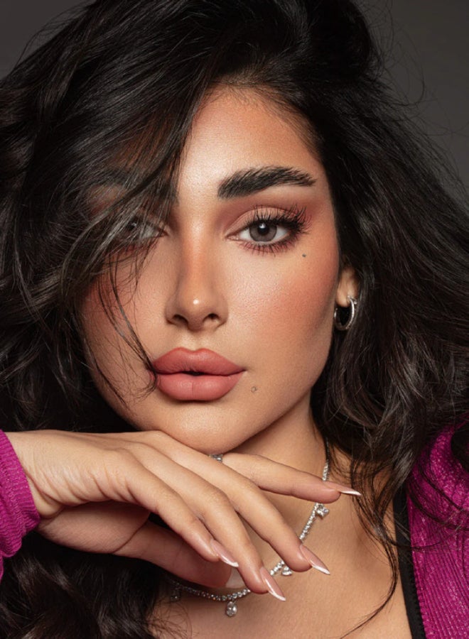 أمارا عدسات لاصقة ملونة شهرية قابلة للتخلص، عدسات لاصقة تجميلية، عدسات لاصقة بنية، عبوة من 2 - Image 2