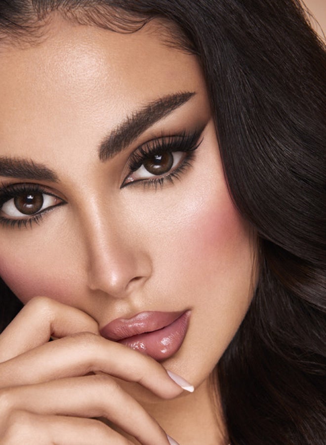 أمارا عدسات نمر الشهرية القابلة للاستخدام مرة واحدة، عدسات ملونة، عدسات تجميلية، عدسات بنية، عبوة من 2 - Image 2