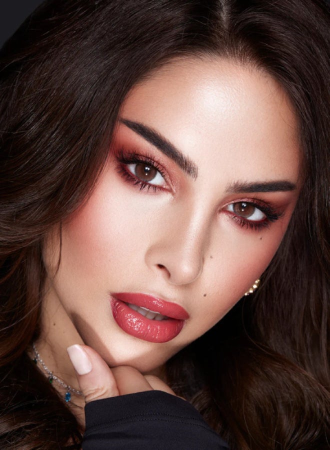 أمارا عدسات لاصقة ملونة شاكيراتو للاستخدام الشهري، عدسات لاصقة تجميلية، عدسات لاصقة بنية، عبوة من 2 - Image 2