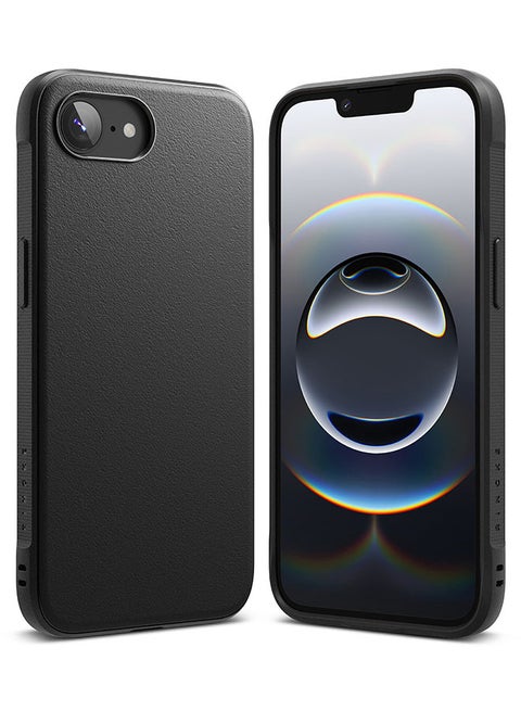 Onyx Case For iPhone 16e, Enhanced Grip Tough Flexible TPU Shockproof Rugged TPU Bumper Drop Protection Phone Cover - Black