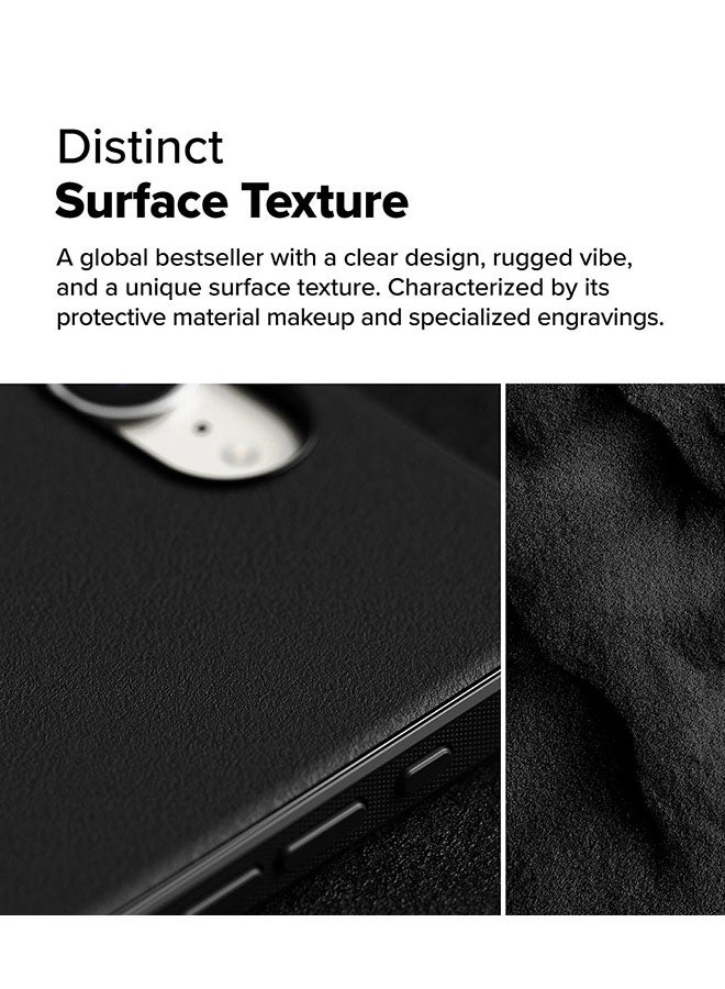 Onyx Case For iPhone 16e, Enhanced Grip Tough Flexible TPU Shockproof Rugged TPU Bumper Drop Protection Phone Cover - Black