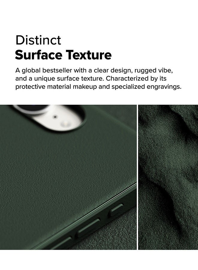 Ringke Onyx Case For iPhone 16e, Enhanced Grip Tough Flexible TPU Shockproof Rugged TPU Bumper Drop Protection Phone Cover - Dark Green  - Image 4