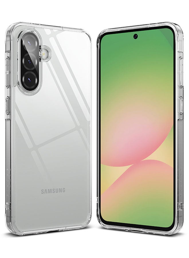 Ringke Fusion For Samsung Galaxy A36 / A56 5G Case Cover Transparent Hard Back Soft Flexible TPU Bumper Shockproof Protection Back Phone Cover - Clear - Image 1