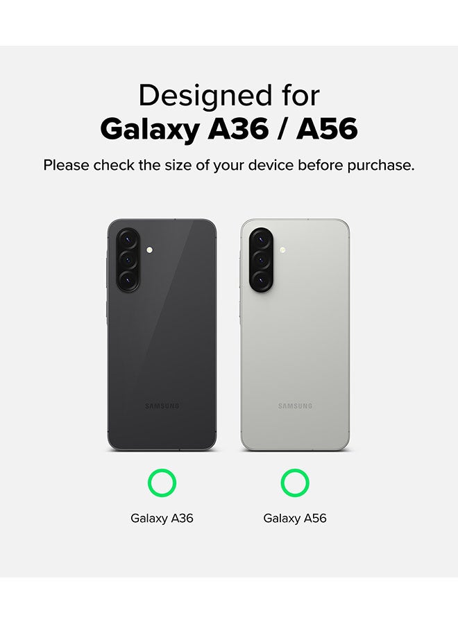 Ringke Fusion-X For Samsung Galaxy A36 / A56 5G Case Cover, Rugged Heavy Duty Shockproof Protection Hybrid Shockproof Protection Phone Cover - Black - Image 2