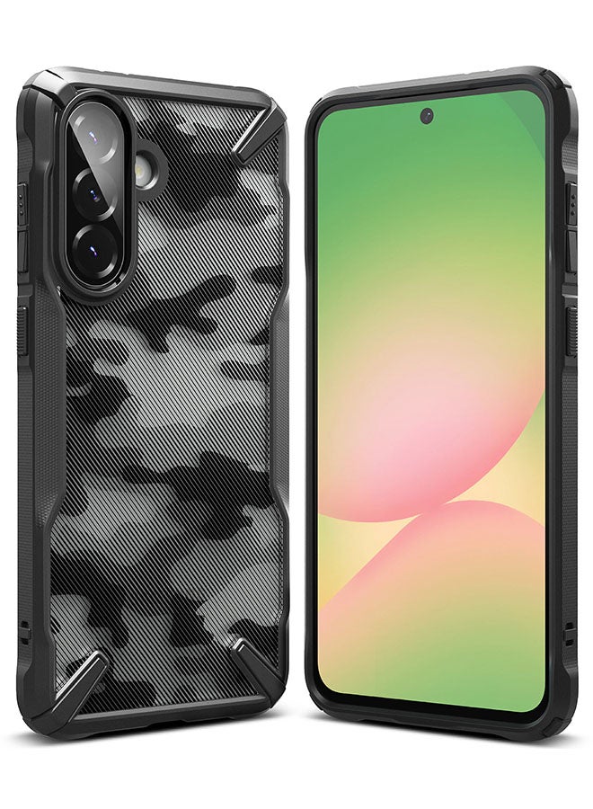 Ringke Fusion-X For Samsung Galaxy A36 / A56 5G Case Cover, Rugged Heavy Duty Shockproof Protection Hybrid Shockproof Protection Phone Cover - Camo Black - Image 1